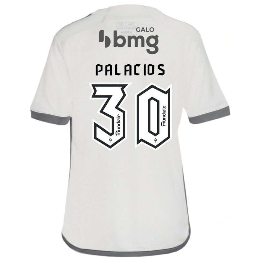 Danxen Niño Camiseta Brahian Palacios #30 Blanquecino 2ª Equipación 2025/26 La Camisa México