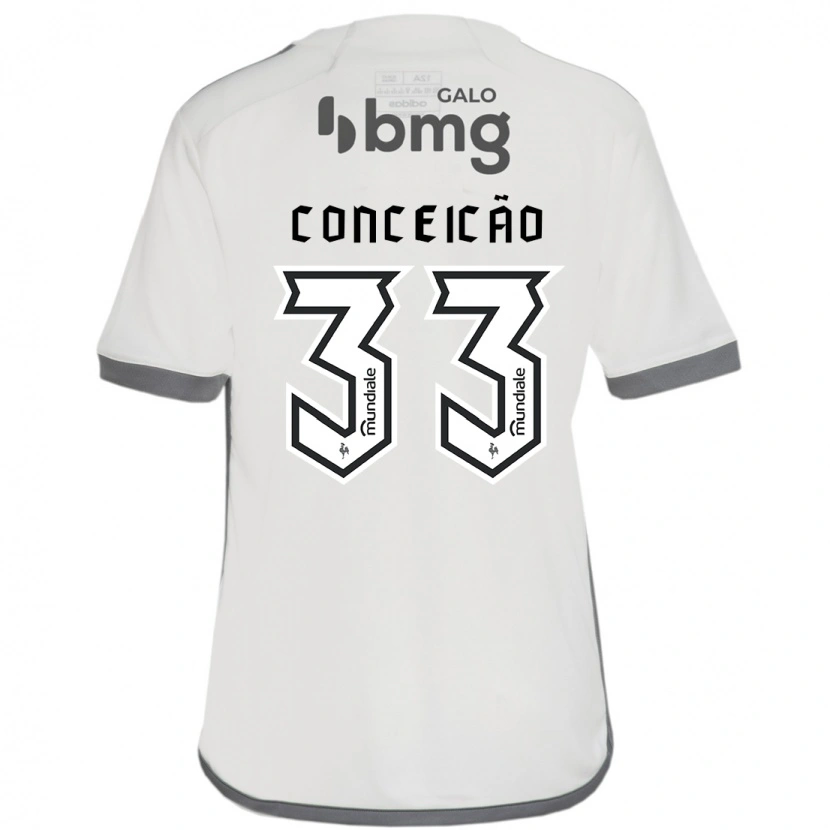 Danxen Niño Camiseta Robert Conceição #33 Blanquecino 2ª Equipación 2025/26 La Camisa México