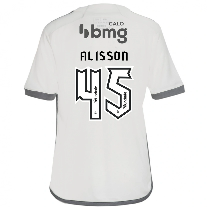 Danxen Niño Camiseta Alisson #45 Blanquecino 2ª Equipación 2025/26 La Camisa México