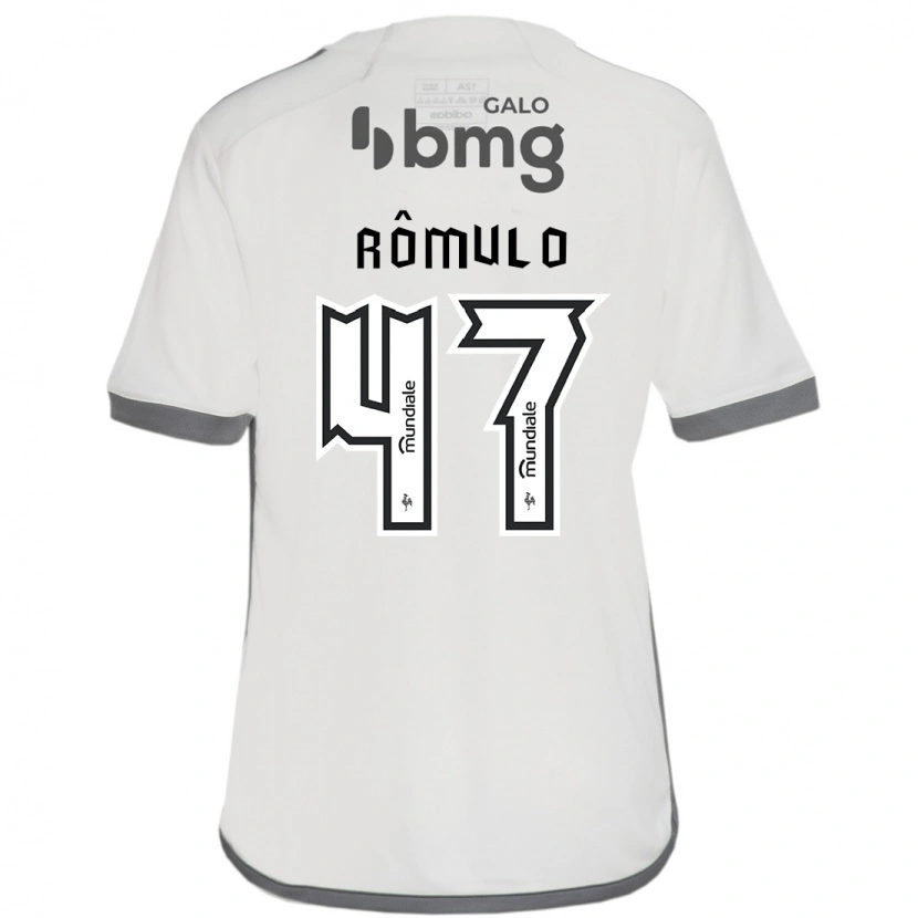 Danxen Niño Camiseta Rômulo #47 Blanquecino 2ª Equipación 2025/26 La Camisa México
