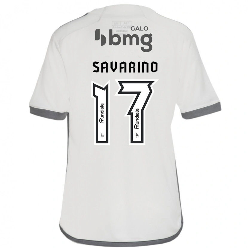 Danxen Niño Camiseta Jefferson Savarino #17 Blanquecino 2ª Equipación 2025/26 La Camisa México