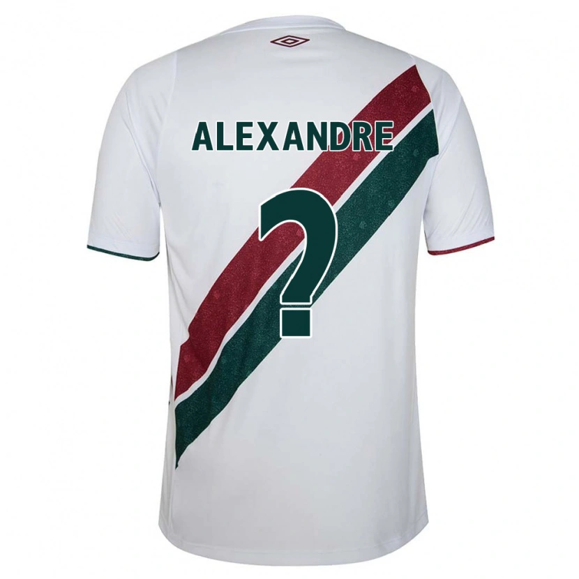 Danxen Niño Camiseta Alexandre #0 Verde Granate Blanco 2ª Equipación 2025/26 La Camisa México
