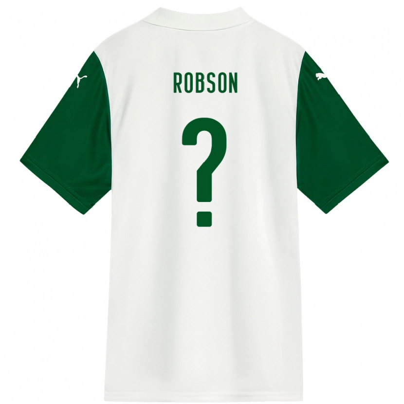 Danxen Niño Camiseta Robson #0 Verde Blanco 2ª Equipación 2025/26 La Camisa México