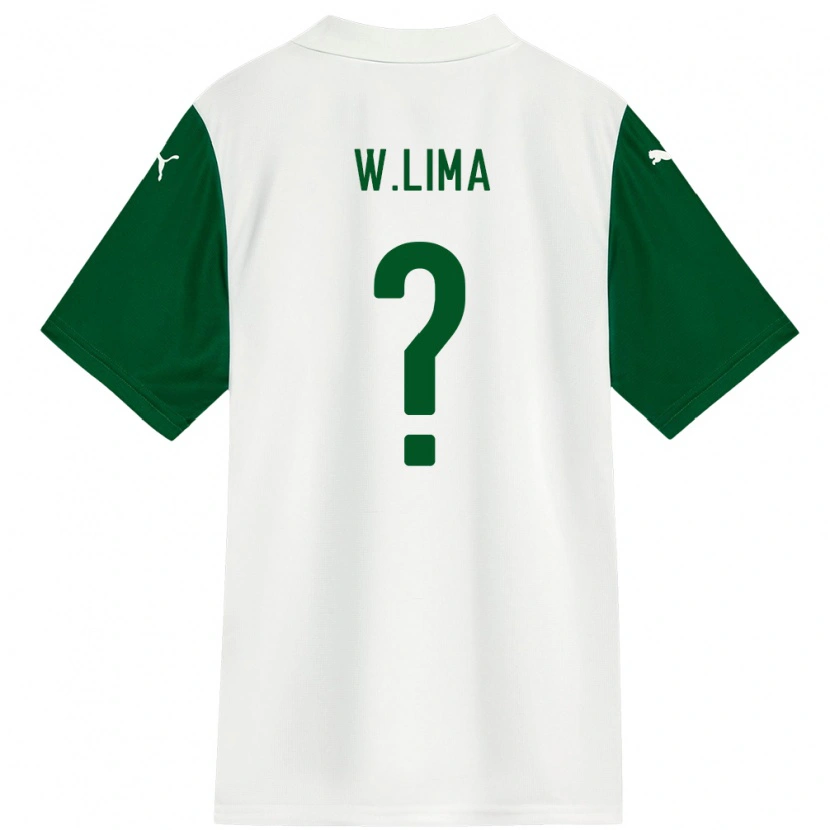 Danxen Niño Camiseta Wesley Lima #0 Blanco Verde 2ª Equipación 2025/26 La Camisa México