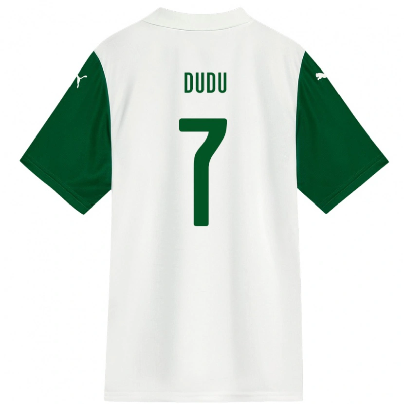 Danxen Niño Camiseta Dudu #7 Verde Blanco 2ª Equipación 2025/26 La Camisa México