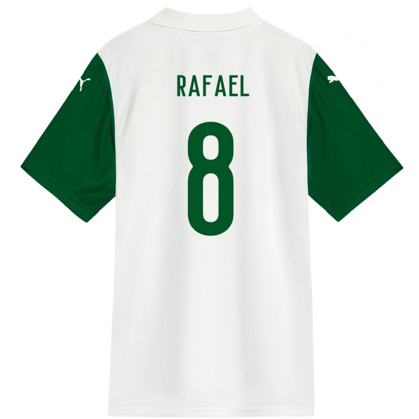 Danxen Niño Camiseta Zé Rafael #8 Verde Blanco 2ª Equipación 2025/26 La Camisa México