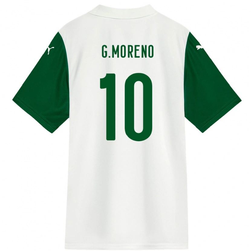 Danxen Niño Camiseta Gerardo Moreno #10 Verde Blanco 2ª Equipación 2025/26 La Camisa México
