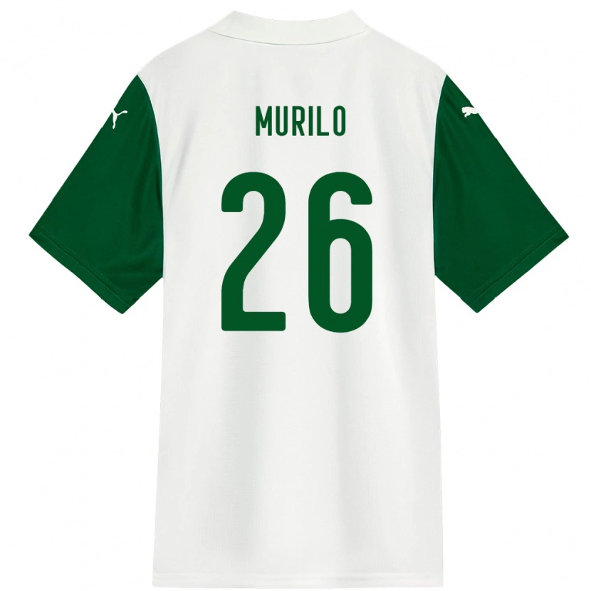 Danxen Niño Camiseta Murilo #26 Verde Blanco 2ª Equipación 2025/26 La Camisa México