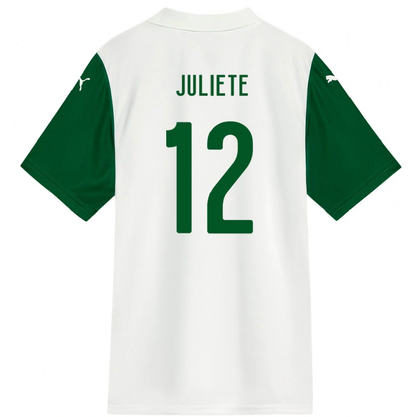Danxen Niño Camiseta Juliete #12 Verde Blanco 2ª Equipación 2025/26 La Camisa México