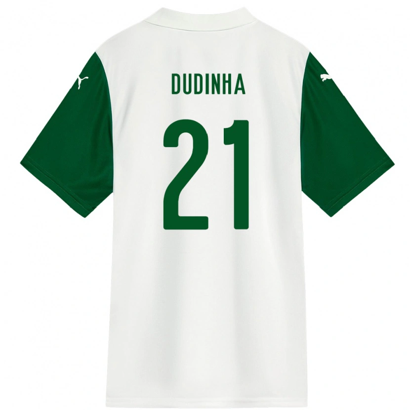 Danxen Niño Camiseta Dudinha #21 Verde Blanco 2ª Equipación 2025/26 La Camisa México