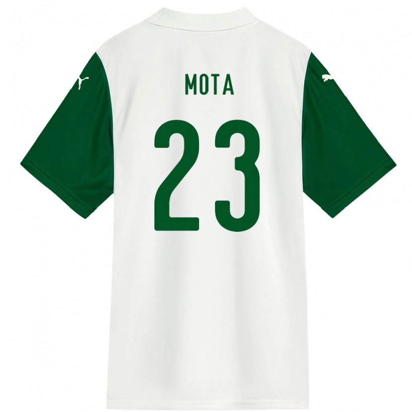 Danxen Niño Camiseta Flávia Mota #23 Verde Blanco 2ª Equipación 2025/26 La Camisa México