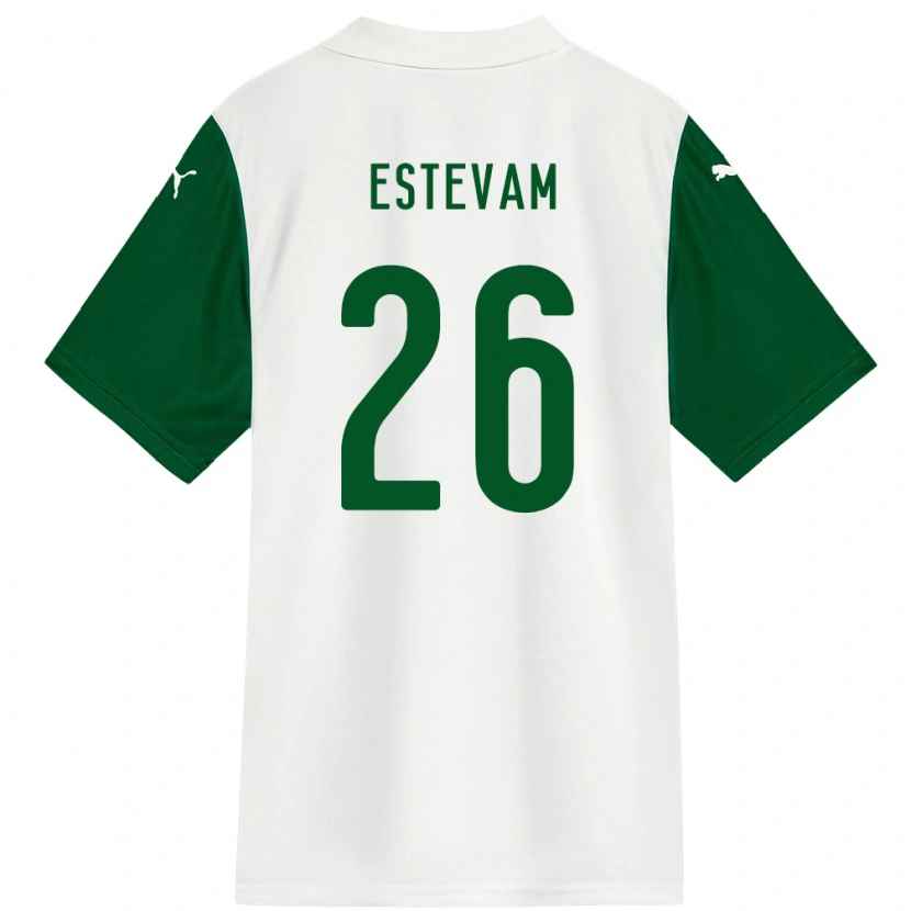 Danxen Niño Camiseta Laís Estevam #26 Verde Blanco 2ª Equipación 2025/26 La Camisa México
