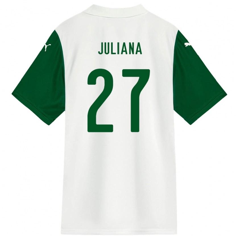 Danxen Niño Camiseta Juliana #27 Verde Blanco 2ª Equipación 2025/26 La Camisa México