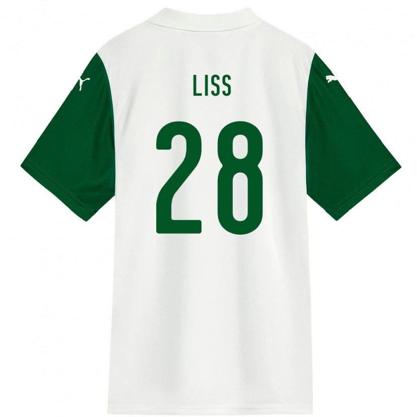 Danxen Niño Camiseta Victória Liss #28 Verde Blanco 2ª Equipación 2025/26 La Camisa México