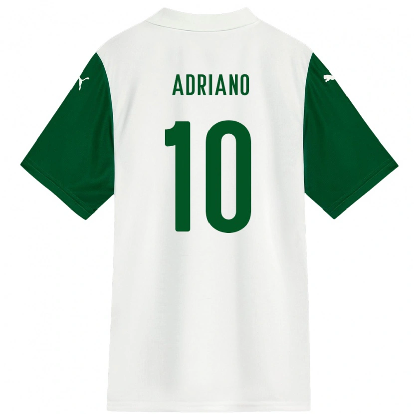 Danxen Niño Camiseta Luiz Adriano #10 Verde Blanco 2ª Equipación 2025/26 La Camisa México