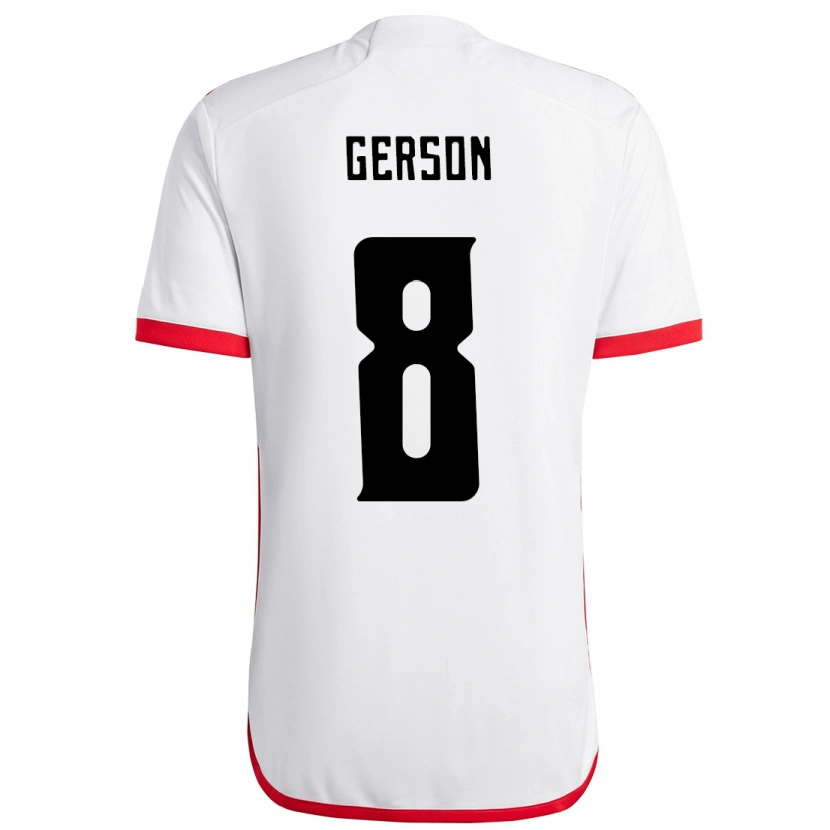 Danxen Niño Camiseta Gerson #8 Rojo Negro 2ª Equipación 2025/26 La Camisa México
