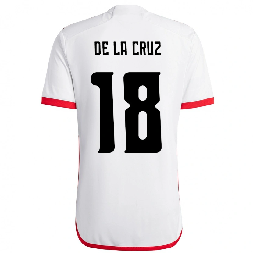 Danxen Niño Camiseta Nicolás De La Cruz #18 Rojo Negro 2ª Equipación 2025/26 La Camisa México