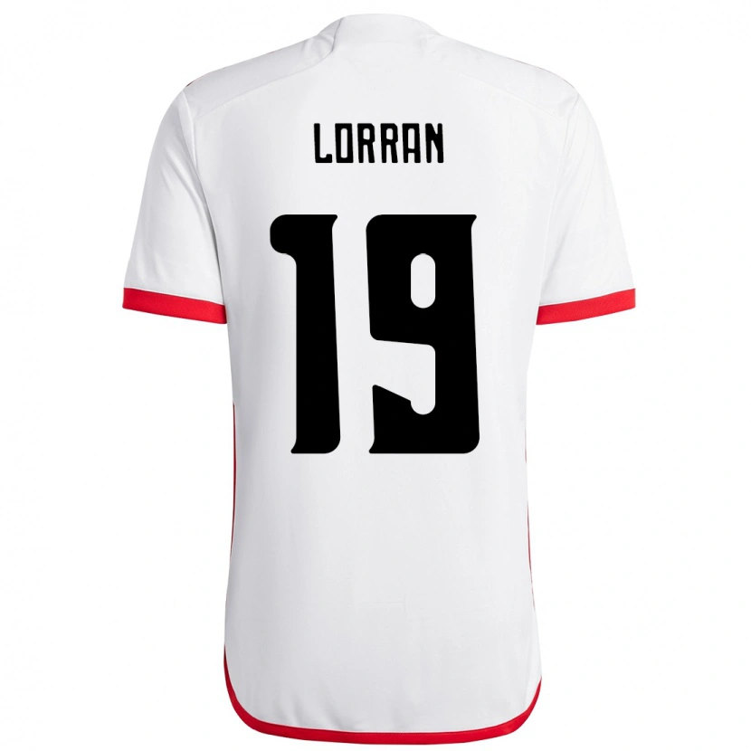 Danxen Niño Camiseta Lorran #19 Rojo Negro 2ª Equipación 2025/26 La Camisa México