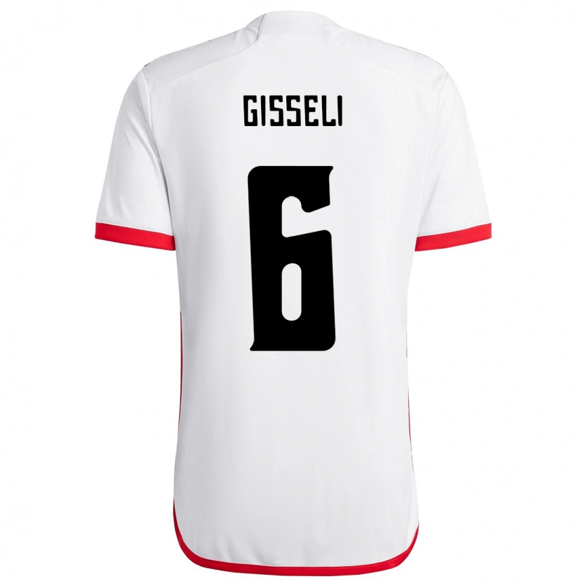 Danxen Niño Camiseta Gisseli #6 Rojo Negro 2ª Equipación 2025/26 La Camisa México