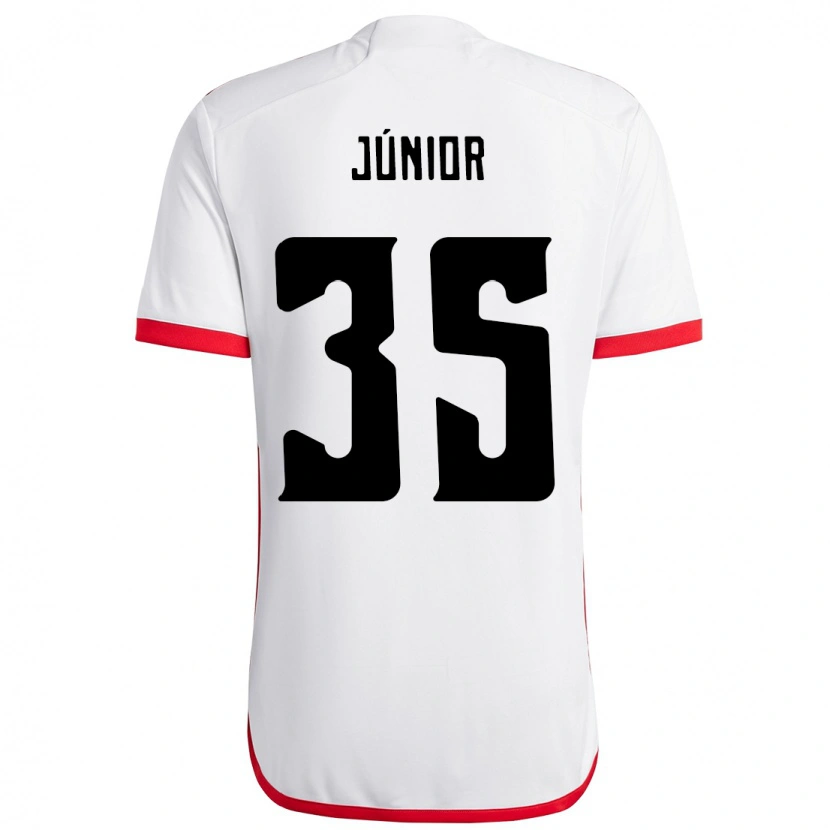 Danxen Niño Camiseta Kaylaine Júnior #35 Rojo Negro 2ª Equipación 2025/26 La Camisa México