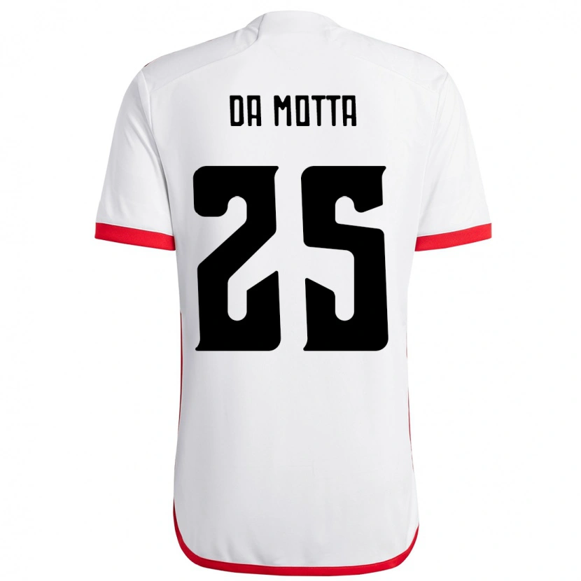 Danxen Niño Camiseta Piris Da Motta #25 Rojo Negro 2ª Equipación 2025/26 La Camisa México