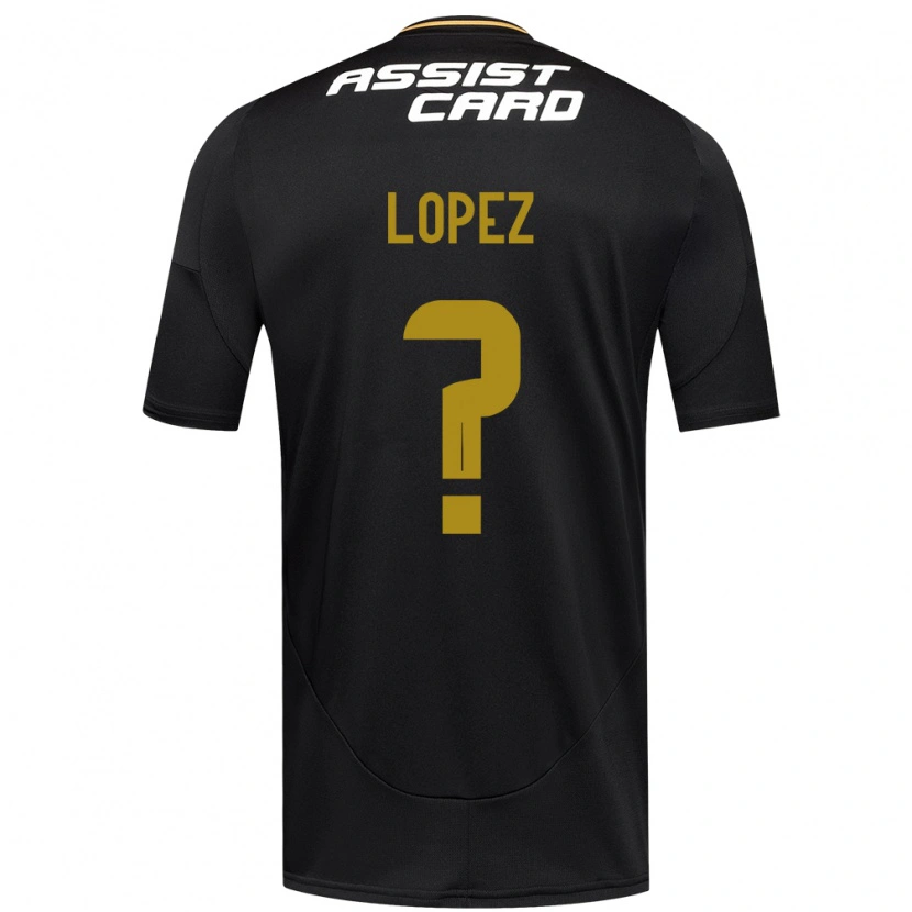 Danxen Niño Camiseta Yessenia López #0 Negro Blanco 2ª Equipación 2025/26 La Camisa México