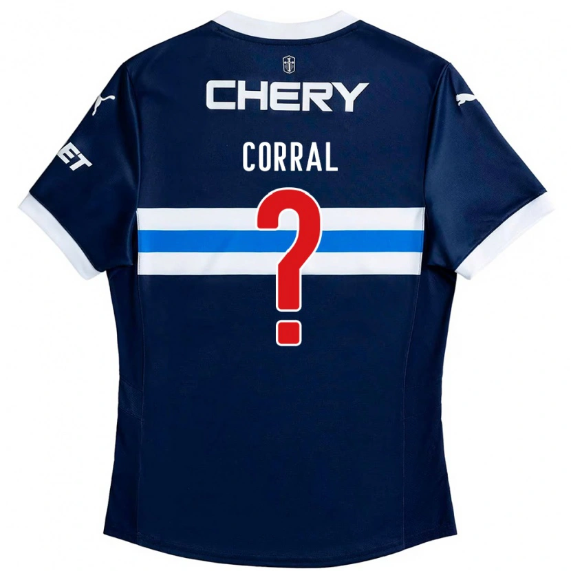 Danxen Niño Camiseta Diego Corral #0 Negro Azul 2ª Equipación 2025/26 La Camisa México
