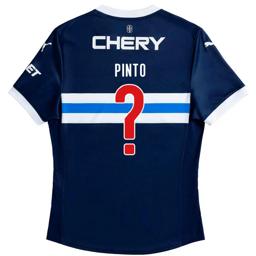 Danxen Niño Camiseta Pablo Pinto #0 Negro Azul 2ª Equipación 2025/26 La Camisa México