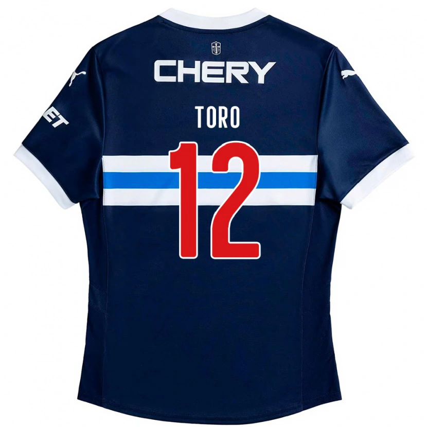Danxen Niño Camiseta Ian Toro #12 Negro Azul 2ª Equipación 2025/26 La Camisa México