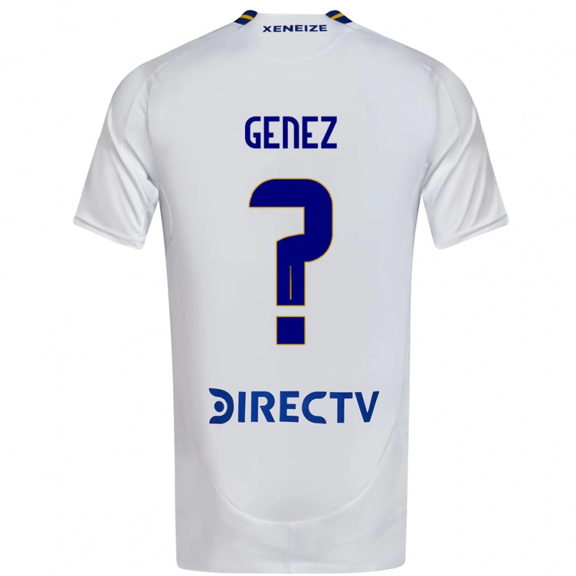 Danxen Niño Camiseta Nahuel Genez #0 Azul Real Amarillo 2ª Equipación 2025/26 La Camisa México