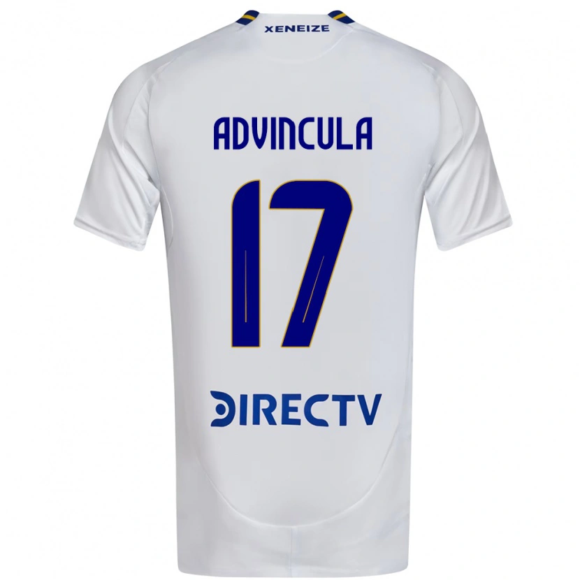 Danxen Niño Camiseta Luis Advíncula #17 Azul Real Amarillo 2ª Equipación 2025/26 La Camisa México