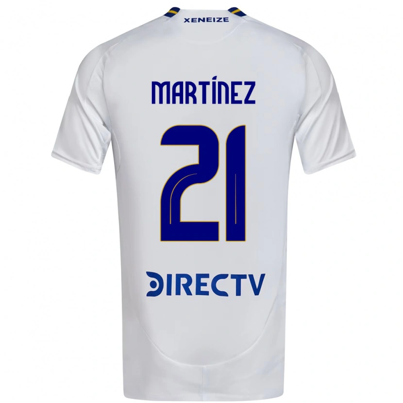 Danxen Niño Camiseta Julieta Martínez #21 Azul Real Amarillo 2ª Equipación 2025/26 La Camisa México