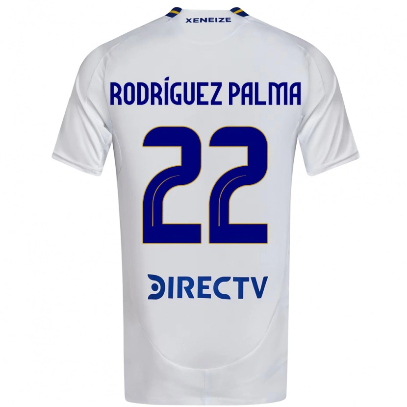 Danxen Niño Camiseta Joaquina Rodríguez Palma #22 Blanco Azul 2ª Equipación 2025/26 La Camisa México