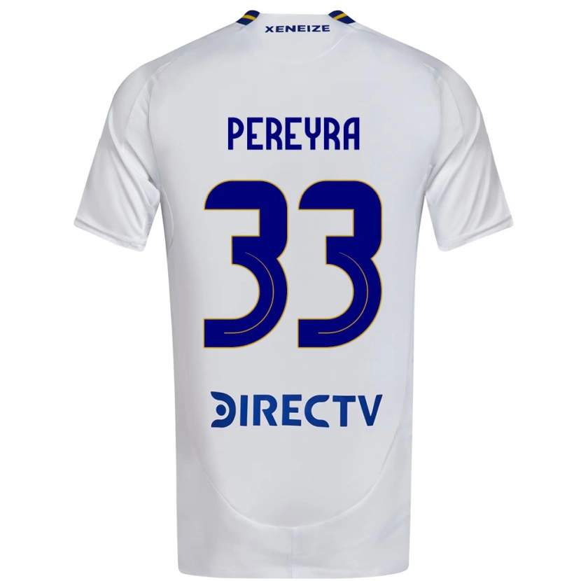 Danxen Niño Camiseta Araceli Pereyra #33 Azul Real Amarillo 2ª Equipación 2025/26 La Camisa México