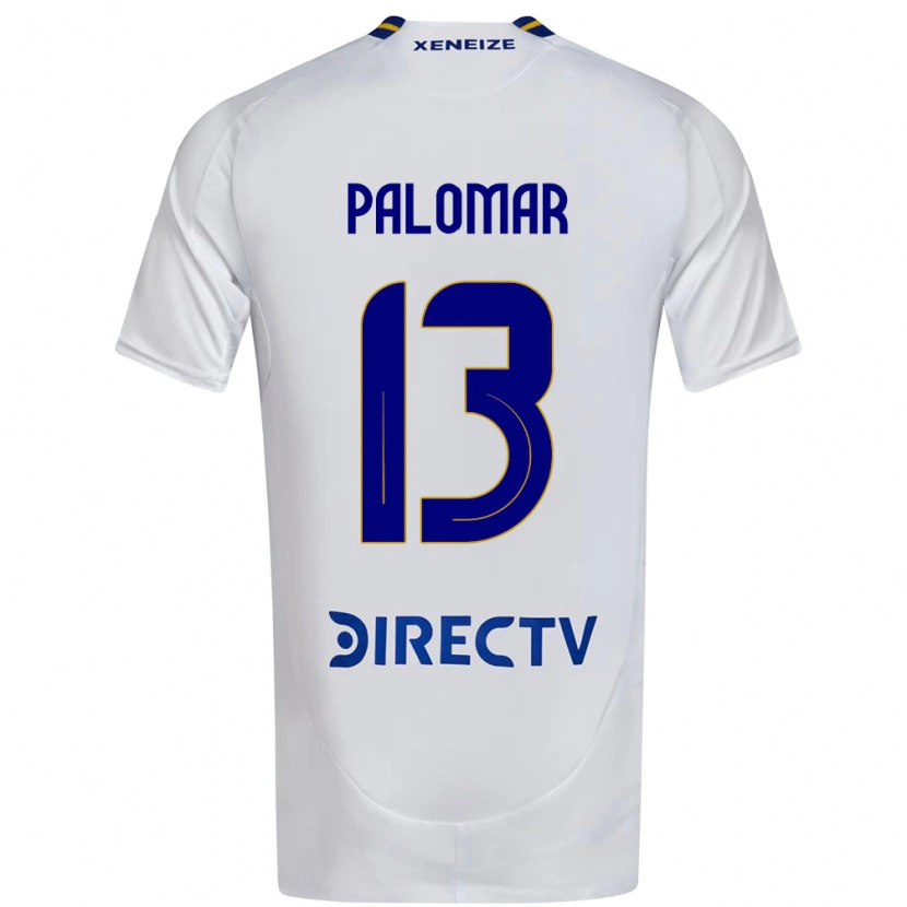 Danxen Niño Camiseta Estefania Palomar #13 Azul Real Amarillo 2ª Equipación 2025/26 La Camisa México