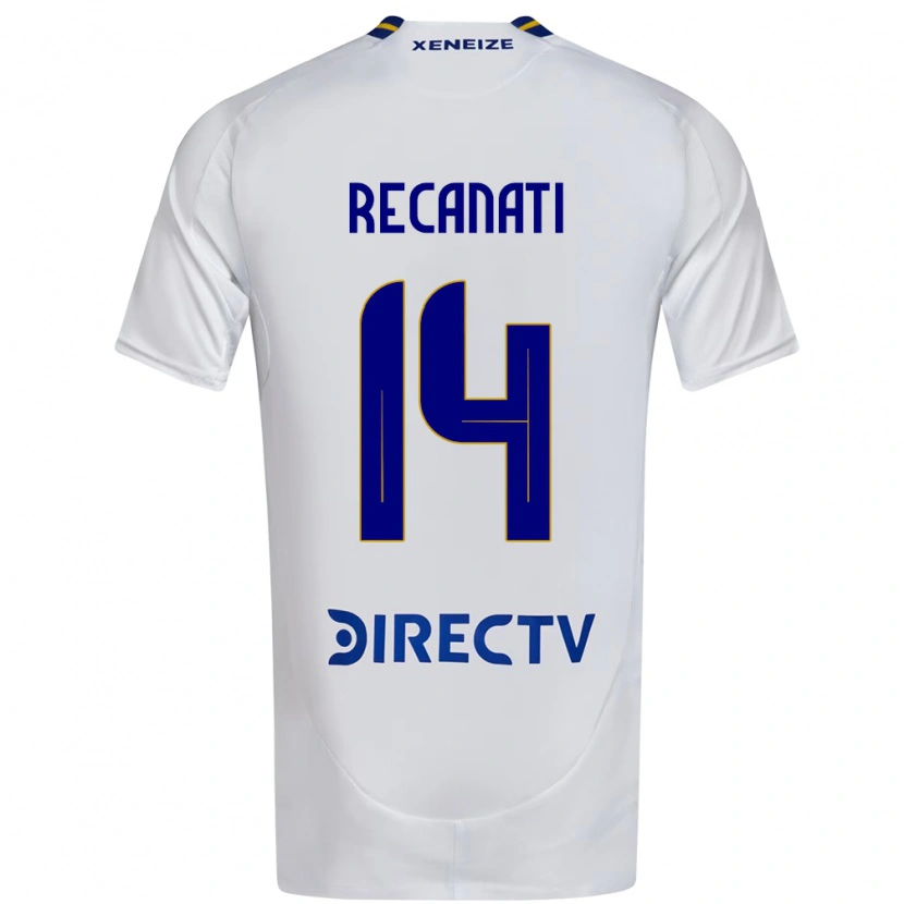 Danxen Niño Camiseta Bianca Recanati #14 Azul Real Amarillo 2ª Equipación 2025/26 La Camisa México