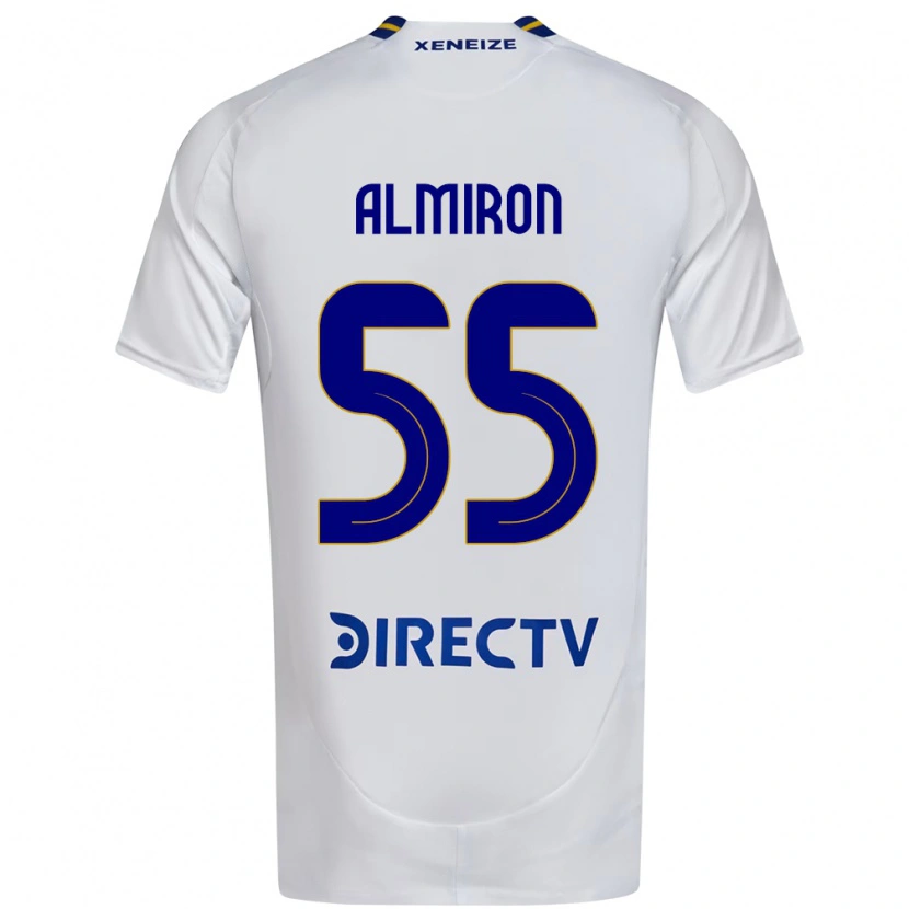 Danxen Niño Camiseta Ezequiel Almiron #55 Blanco Azul 2ª Equipación 2025/26 La Camisa México