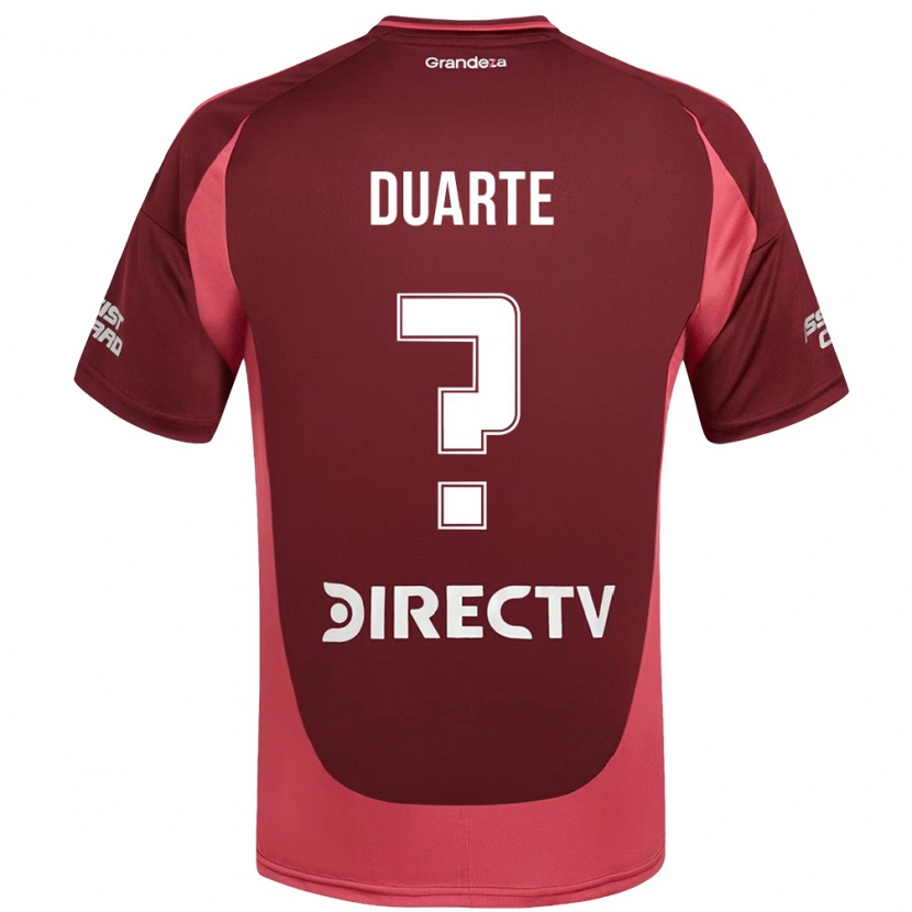 Danxen Niño Camiseta Luciana Duarte #0 Blanco Rojo 2ª Equipación 2025/26 La Camisa México