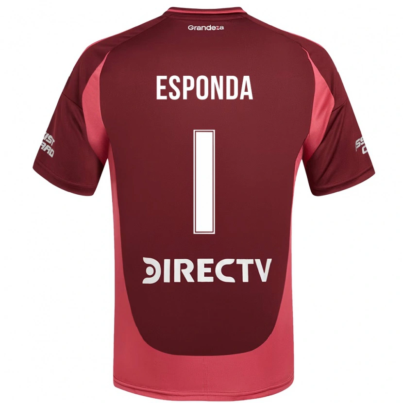 Danxen Niño Camiseta Lara Esponda #1 Blanco Rojo 2ª Equipación 2025/26 La Camisa México