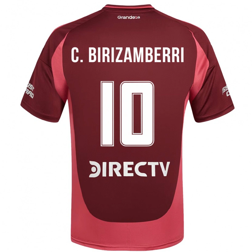 Danxen Niño Camiseta Carolina Birizamberri #10 Blanco Rojo 2ª Equipación 2025/26 La Camisa México