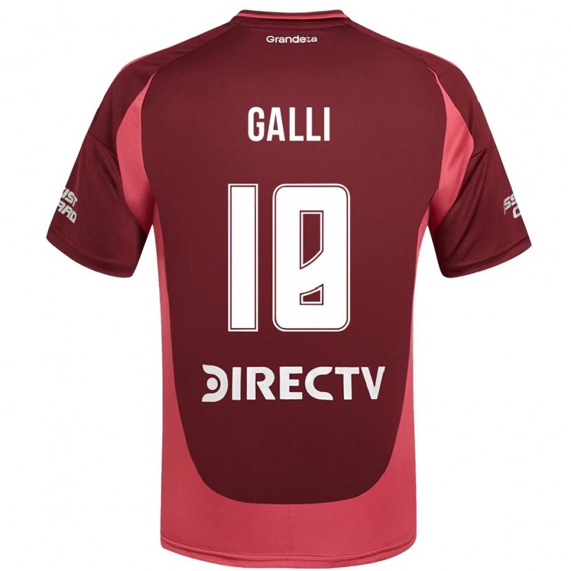 Danxen Niño Camiseta Ludmila Galli #18 Borgoña Magenta 2ª Equipación 2025/26 La Camisa México