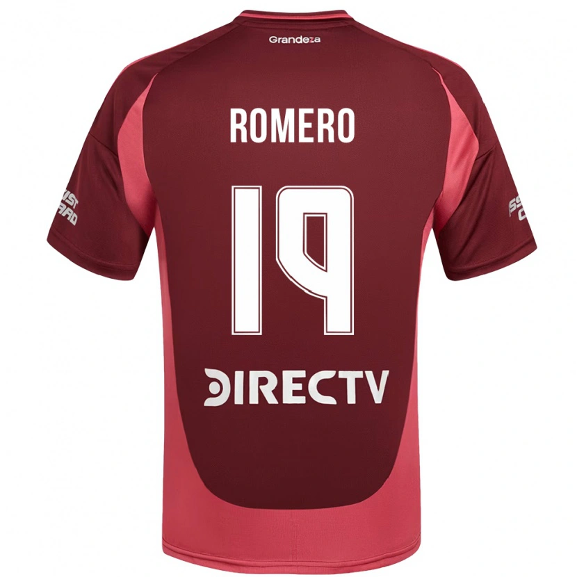 Danxen Niño Camiseta Braian Romero #19 Blanco Rojo 2ª Equipación 2025/26 La Camisa México