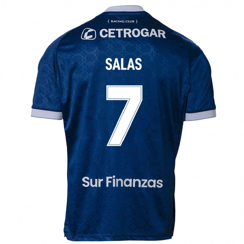 Danxen Niño Camiseta Maximiliano Salas #7 Azul Celeste 2ª Equipación 2025/26 La Camisa México