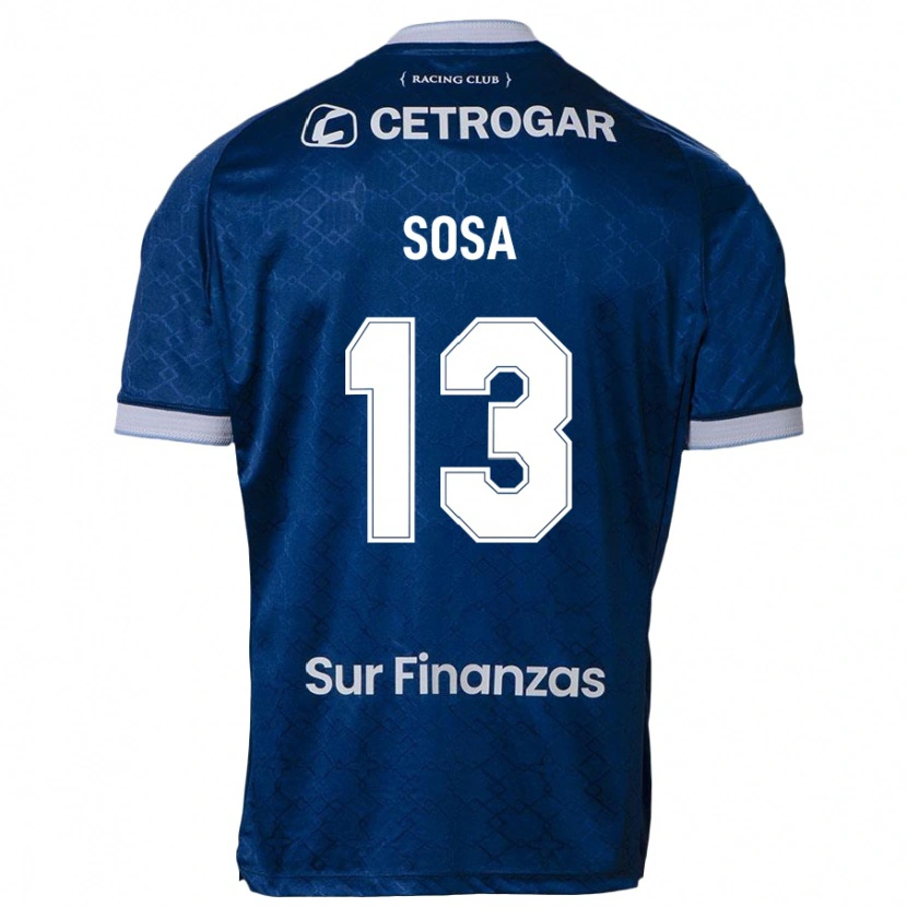 Danxen Niño Camiseta Santiago Sosa #13 Azul Celeste 2ª Equipación 2025/26 La Camisa México