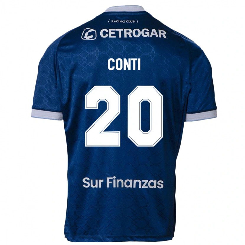 Danxen Niño Camiseta Germán Conti #20 Azul Celeste 2ª Equipación 2025/26 La Camisa México