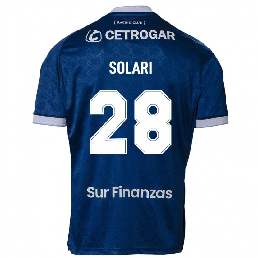 Danxen Niño Camiseta Santiago Solari #28 Azul Celeste 2ª Equipación 2025/26 La Camisa México