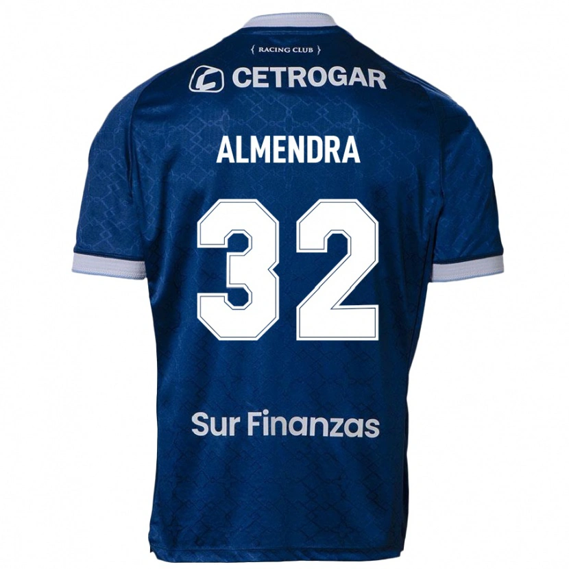 Danxen Niño Camiseta Agustín Almendra #32 Azul Celeste 2ª Equipación 2025/26 La Camisa México