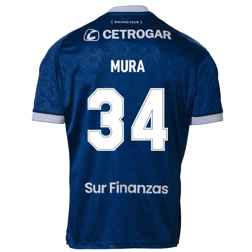 Danxen Niño Camiseta Facundo Mura #34 Azul Celeste 2ª Equipación 2025/26 La Camisa México
