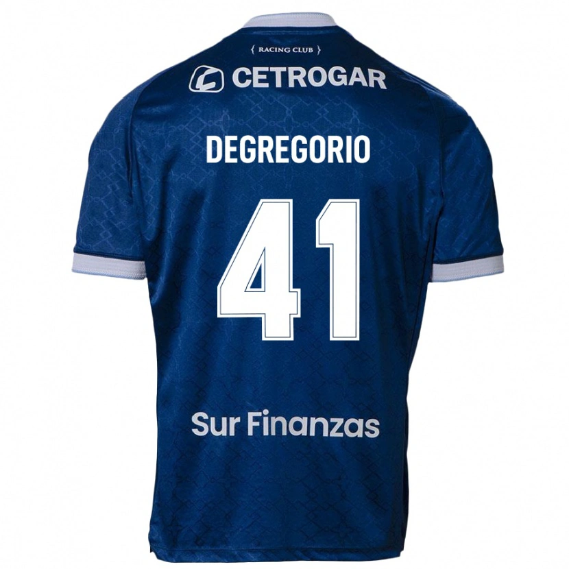 Danxen Niño Camiseta Ramiro Degregorio #41 Azul Celeste 2ª Equipación 2025/26 La Camisa México