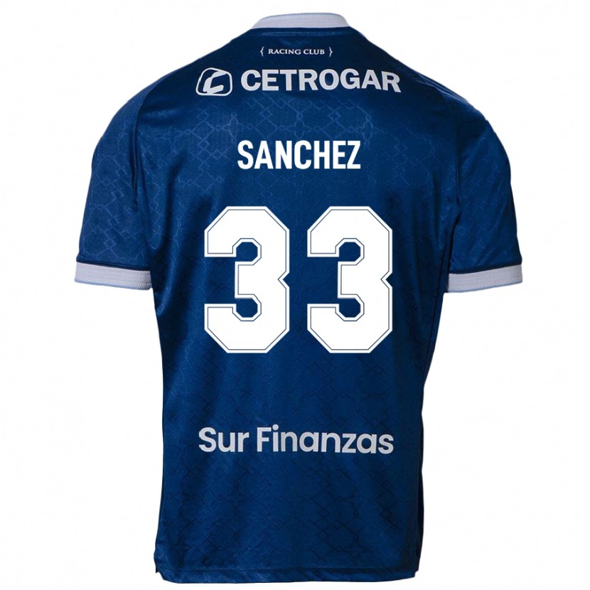 Danxen Niño Camiseta Sergio Sanchez #33 Azul Celeste 2ª Equipación 2025/26 La Camisa México